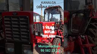 MTZ BELARUS 801 BIR YILGA RASROCHKA 1 ta PASPORTGA [upl. by Eenhpad857]