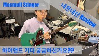 첫 기타 리뷰 맥멀 스팅어 Macmull stinger Review [upl. by Abigael]