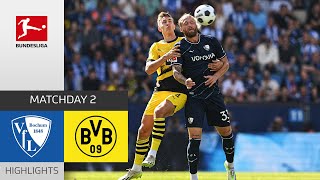 Bochum Fights off a Draw  VfL Bochum  Borussia Dortmund 11  Highlights  MD2 Bundesliga 2324 [upl. by Las826]