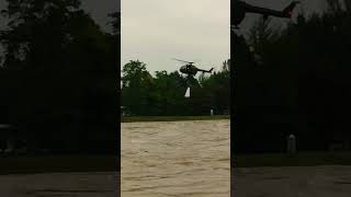 Heli in action Europe Poland Nysa flood 2024 [upl. by Leoni434]