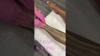 SUGAR WAX  SUGARING sugarwaxing esthetician sugaring [upl. by Nednarb]