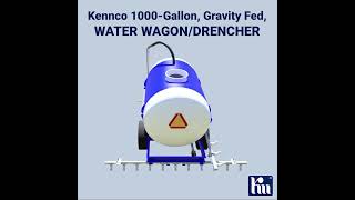 Kennco 1000gallon gravity fed water wagon [upl. by Attelrac]