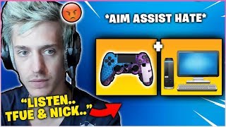 Ninja FINALLY Responded To All Hate He Has Been Getting About Removing AIM ASSIST [upl. by Ayidah307]