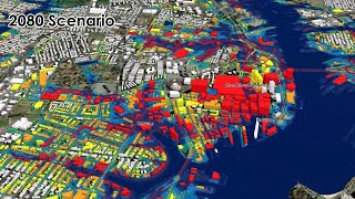 3D Visualizations to Test Sea Level Rise Mitigation [upl. by Drucill]