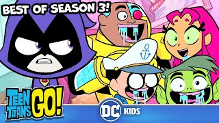 Season 3 BEST Moments Part 1  Teen Titans Go  dckids [upl. by Yarahs]