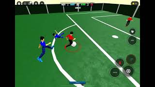 Realistic street soccer Roblox gameplay [upl. by Rostand]