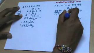 10 Vedic Mathematics  Division 1 Nikhilam Method [upl. by Timmi]