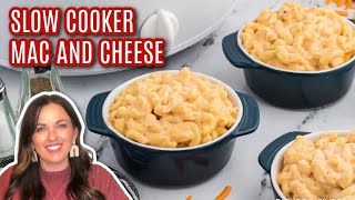 The Easiest Crock pot Mac and Cheese Recipe [upl. by Eikkin]