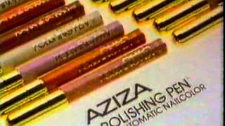 1985 Aziza Polishing Pen amp Mascara Commercial [upl. by Nichols]