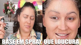 TESTEI A FAMIGERADA BASE EM SPRAY CARISSIMA DA DIOR E NÃO TO ACREDITANDO Duda Fernandes [upl. by Ecinahs]