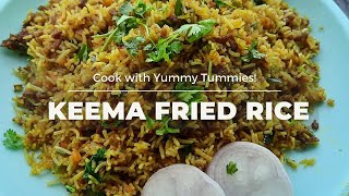 Keema Fried Rice  Delicious mutton rice  Quick amp easy keema recipe  Fried rice with mutton [upl. by Binnings964]