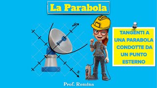 PARABOLA equazioni rette tangenti condotte da un punto esterno alla parabola spiegazione esercizio [upl. by Hertberg]