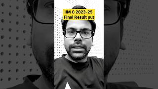 IIM Calcutta 202325 Final Result Out  Waitlist will be updated soon [upl. by Aleris]