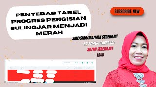 Penyebab tabel progres pengisian sulingjar menjadi merah [upl. by Elonore]