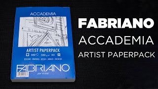 Fabriano  Accademia  Artist Paperpack  Lightfast Studio [upl. by Netsrak]