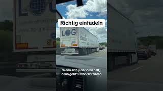 Richtiges Einfädeln im Verkehr So machst du es richtig 🚗✅ [upl. by Nylinej99]