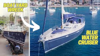 54ft SailBoat REFIT FULL DOCUMENTARY [upl. by Atirabrab177]