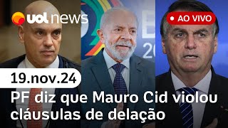 Plano para matar Lula e Moraes bastidores pedido de prisão a Bolsonaro e  ao vivo com comentários [upl. by Aznarepse]