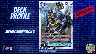 Deck profile MetalGarurumon X  BT13 [upl. by Etnaud]