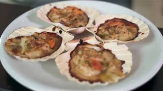 Capesante Gratinate al Forno  Amici in Cucina [upl. by Arlen]