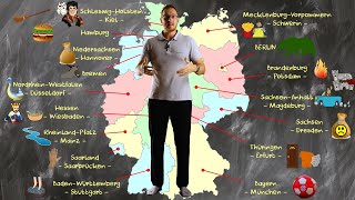 Wie merke ich mir die Bundesländer und Landeshauptstädte  Eselsbrücken und Lerntricks [upl. by Rozanna]