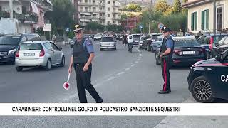 CARABINIERI CONTROLLI NEL GOLFO DI POLICASTRO SANZIONI E SEQUESTRI [upl. by Alvera]