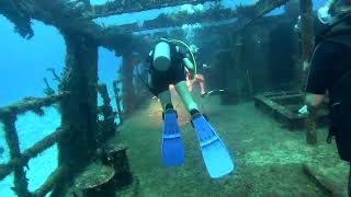 Cozumel diving the C53 wreck [upl. by Amrac45]