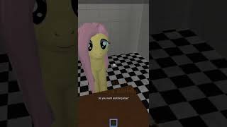 ROBLOX Fluttershys Lovely Home 36 roblox game mylittlepony curiosidades scary shorts [upl. by Dov]