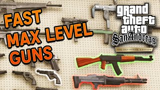 FASTEST Way To Level Your Guns Swiss Army Strife TrophyAchievement Guide  GTA San Andreas [upl. by Enelyt874]