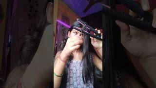 Soft curl using straightenershorts youtube youtubeshorts love [upl. by Siramad]