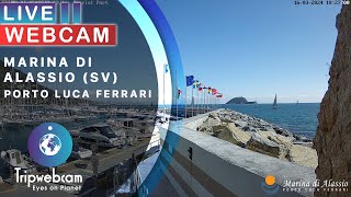 Marina di Alassio Live Webcam  Porto Luca Ferrari [upl. by Ashman]