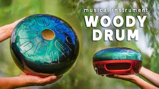 WOODY DRUM  Kosmosky  новый глюкофон tongue pan tank drum [upl. by Htebazie307]