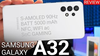 Termurah dg Super AMOLED 90Hz dan NFC Review Samsung Galaxy A32 Indonesia [upl. by Ahmad114]