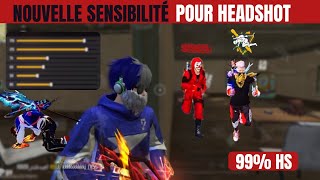 FREE FIRE NOUVELLE SENSIBILITÉ  MEILLEUR SENSIBILITÉ ET DPI DE FREE FIRE ⚙️ [upl. by Chicoine]