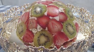 How to make Fruits Fresh Cream Cake Recipe in Kuwait [upl. by Sayer653]