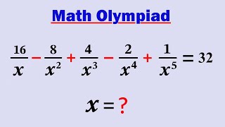 Math Olympiad  A Nice Rational Equation  95 Failed to solve [upl. by Meares]