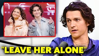 Tom Holland Jealously Reacts To Timothee Chalamet and Zendaya Getting Close At Dune Premiere [upl. by Rowney]