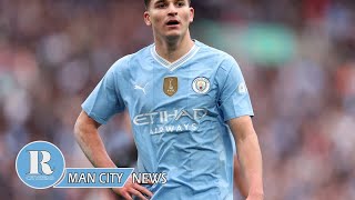 Man City FC News Man City decide Julian Alvarez price as striker wants to leave after Olympics [upl. by Rettuc]