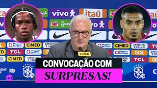 ENDRICK E NEYMAR FORA DA LISTA CONFIRA A CONVOCAÇÃO E A COLETIVA DO TÉCNICO DORIVAL JR [upl. by Otrebireh359]