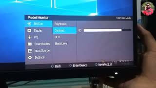 Xiaomi 27 inc monitor settings  Mi Monitor language change mimonitor [upl. by Trixie882]