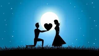 Romantic Animated Love Story  Animated Love Greeting  Whatsapp Love Status Video [upl. by Solange]