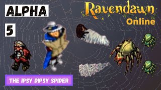 Quest Ravendawn Online The Ipsy Dipsy Spider walkthrough mmorpg alpha [upl. by Rutan]