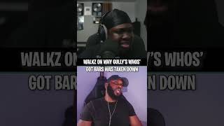 PRODBYWALKZ speaks on GULLYS WHOS GOT BARS getting TAKEN DOWN [upl. by Ehcadroj]