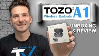 TOZO A1 True Wireless Stereo Earbuds Review and Unboxing [upl. by Janik]