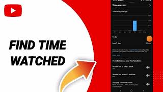 How To Find Time Watched On YouTube App Android 2024 [upl. by Ernaldus]