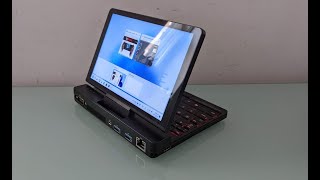 First Look One Netbook A1 Pro minilaptop with 7 inch screen Intel Tiger Lake [upl. by Alleunam525]