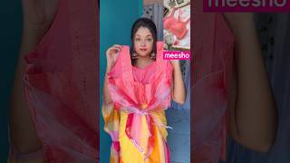 Meesho party wear saree haul ✨💝 fashion meesho meeshohaul saree [upl. by Kelson419]