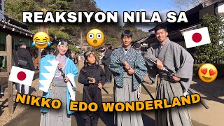 JAPAN EDO WONDERLAND EXPERIENCE NAMIN  REAKSIYON NILA DITO 🇯🇵🇵🇭  Buhay sa Japan [upl. by Eetse]