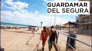 Guardamar del Segura Costa Blanca Spain August 2022 Promenade and Beach Walking Tour 🇪🇸 [upl. by Aymik]