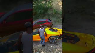 Franklin Steals Lamborghini for Amanda in GTA 5 [upl. by Brodie883]